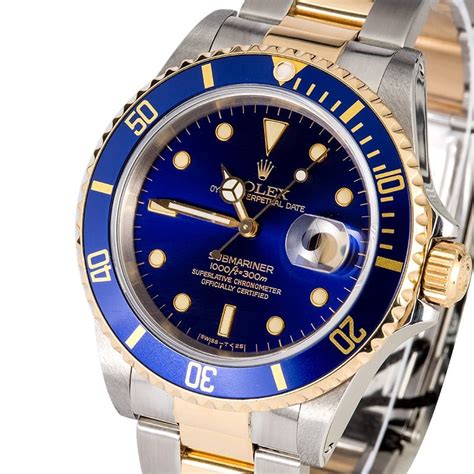 blue face rolex submariner.